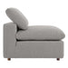 Commix Down Filled Overstuffed Boucle Fabric Armless Chair - view 24