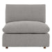 Commix Down Filled Overstuffed Boucle Fabric Armless Chair - view 26