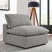 Commix Down Filled Overstuffed Boucle Fabric Armless Chair - view 19