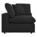 Commix Down Filled Overstuffed Boucle Fabric Corner Chair - view 6