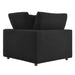 Commix Down Filled Overstuffed Boucle Fabric Corner Chair - view 7