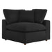 Commix Down Filled Overstuffed Boucle Fabric Corner Chair - alternate angle view