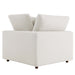 Commix Down Filled Overstuffed Boucle Fabric Corner Chair - view 15