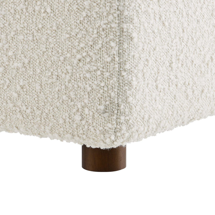 Commix Down Filled Overstuffed Boucle Fabric Corner Chair - view 16
