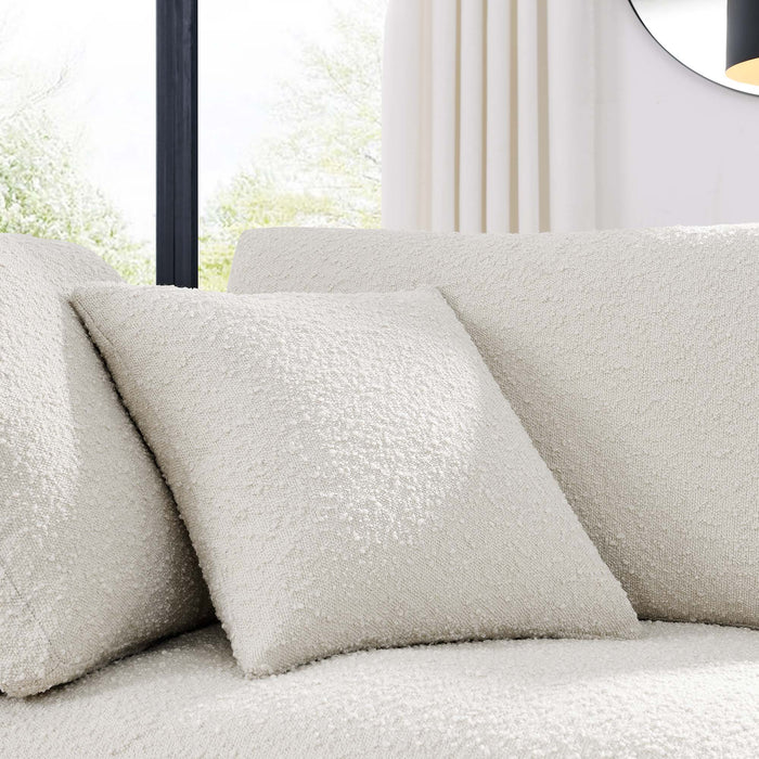 Commix Down Filled Overstuffed Boucle Fabric Corner Chair - view 13