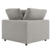 Commix Down Filled Overstuffed Boucle Fabric Corner Chair - view 23