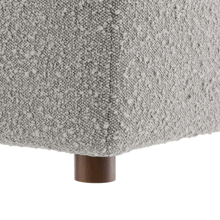 Commix Down Filled Overstuffed Boucle Fabric Corner Chair - view 24