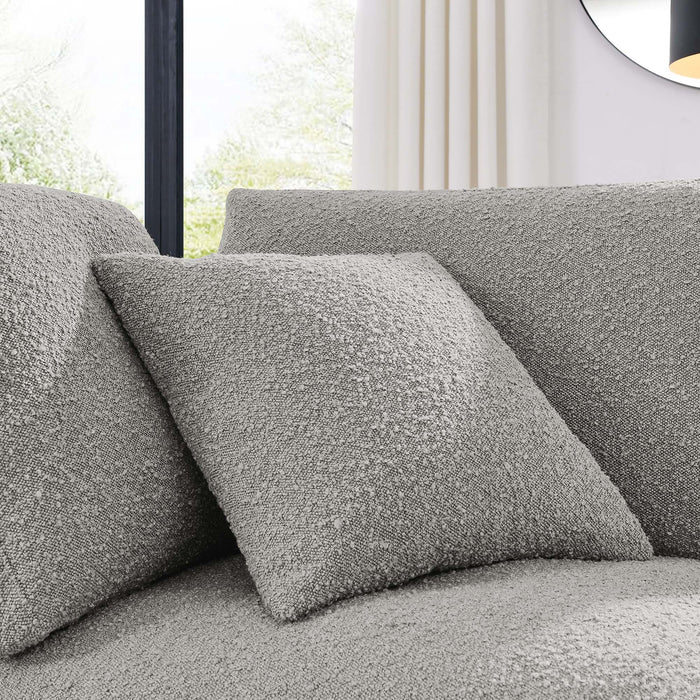 Commix Down Filled Overstuffed Boucle Fabric Corner Chair - view 21