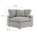 Commix Down Filled Overstuffed Boucle Fabric Corner Chair - view 20