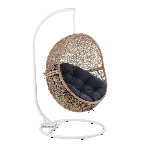 Modway Encase Outdoor Patio Rattan Swing Chair Living Room Furniture - View 74