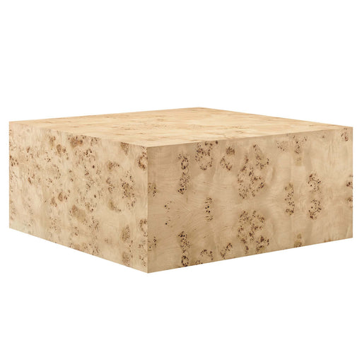 Modway Cosmos 36" Square Burl Wood Coffee Table Living Room Furniture - View 17