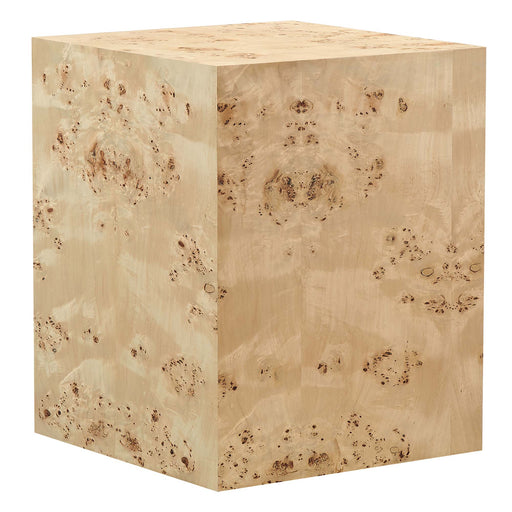Modway Cosmos 16" Square Burl Wood Side Table Living Room Furniture - View 17