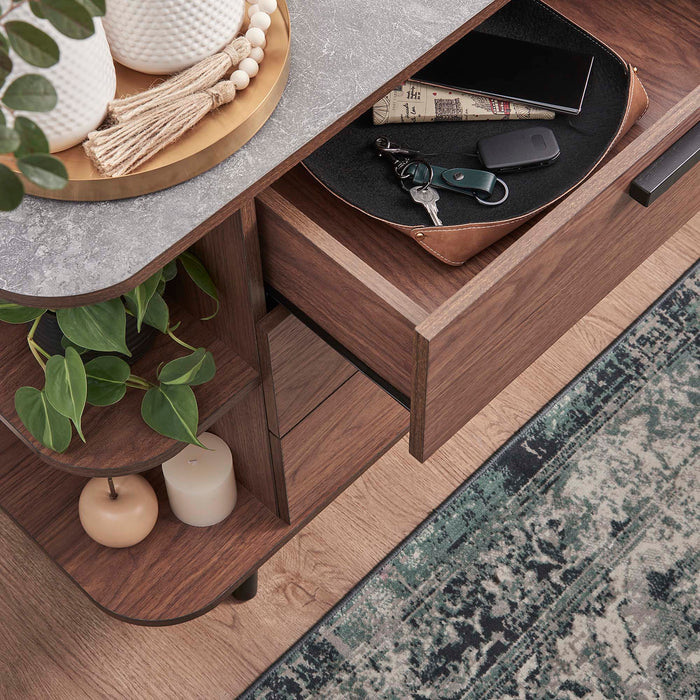 Modway Langston Open Display Storage Sideboard - Close-Up