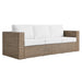 Convene 2-Piece Outdoor Patio Furniture Set Cappuccino White