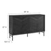 Modway 59" Harper Chevron Sideboard Living Room Furniture in Black - Detail View