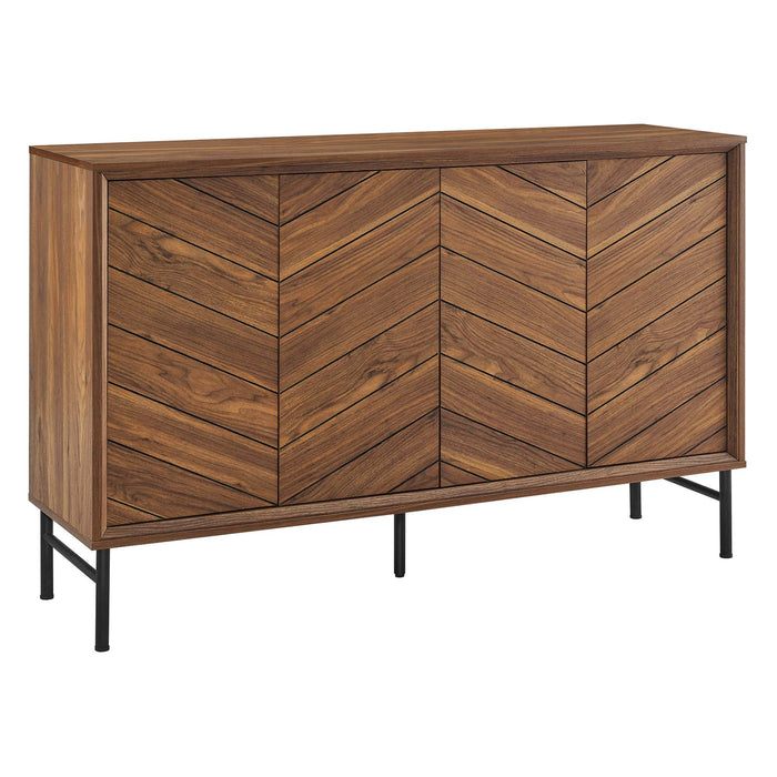 Modway 59" Harper Chevron Sideboard Living Room Furniture - View 23