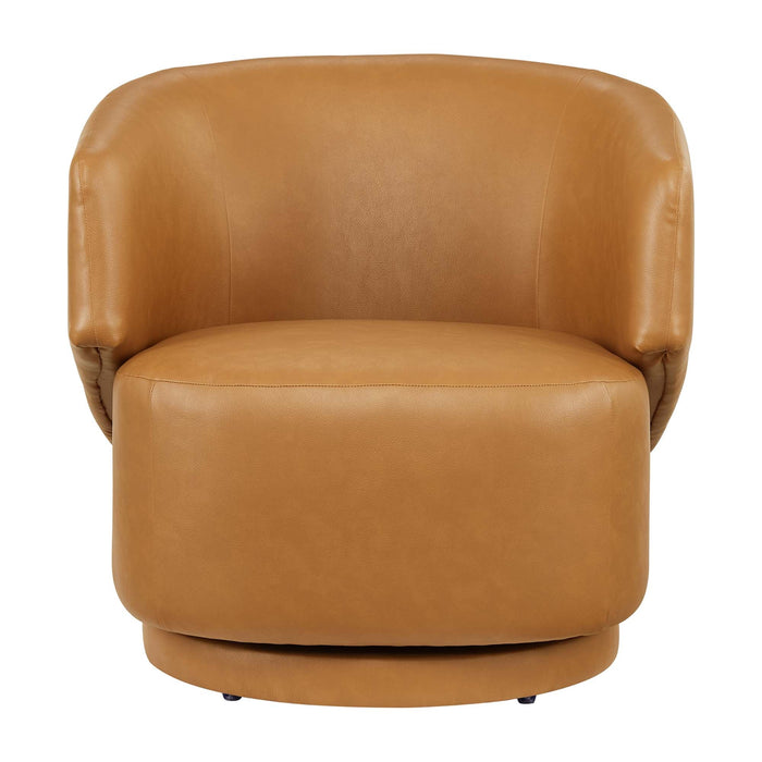 Celestia Vegan Leather Swivel Chair