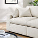 Commix Down Filled Overstuffed Boucle Fabric Loveseat - view 9