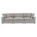 Commix Down Filled Overstuffed Boucle Fabric 3-Seater Sofa - view 15