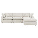 Commix Down Filled Overstuffed Boucle Fabric 4-Piece Sectional Sofa - view 10