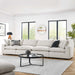 Commix Down Filled Overstuffed Boucle Fabric 4-Seater Sofa by Modway - specifications diagram