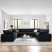 Commix Down Filled Overstuffed Boucle Fabric 8-Piece Sectional Sofa by Modway - front view