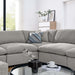 Commix Down Filled Overstuffed Boucle Fabric 8-Piece Sectional Sofa by Modway - installation view