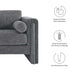 Visible Fabric Loveseat - detail close-up