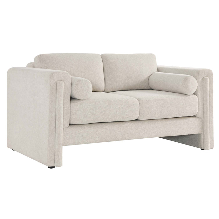 Visible Fabric Loveseat - view 11