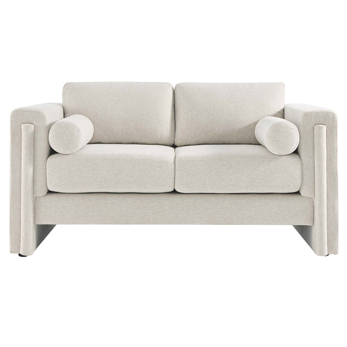 Visible Fabric Loveseat - view 17