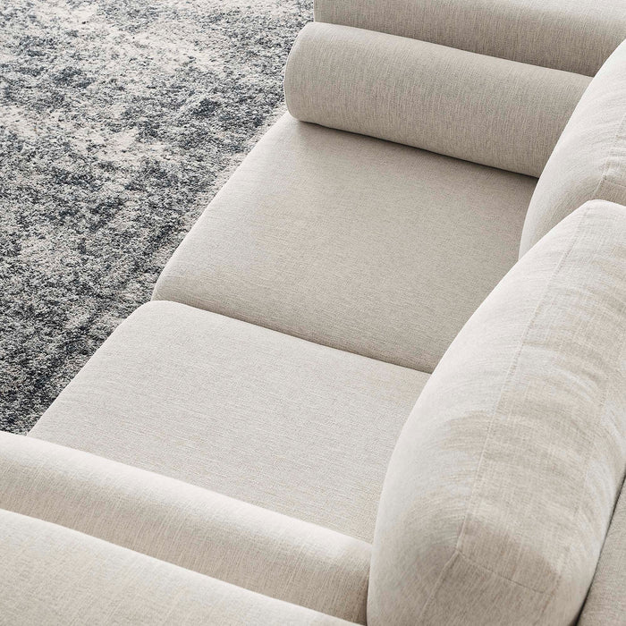 Visible Fabric Loveseat - view 14