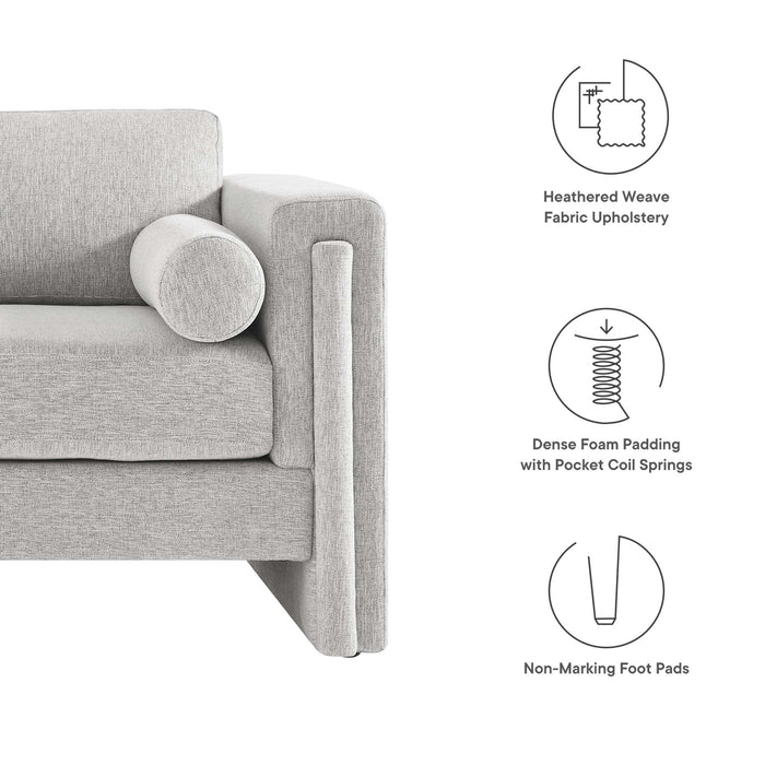 Visible Fabric Loveseat - view 21