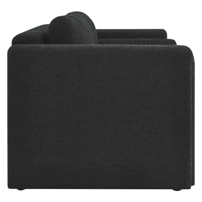 Visible Boucle Fabric Loveseat - view 6