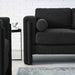 Visible Boucle Fabric Loveseat - view 5