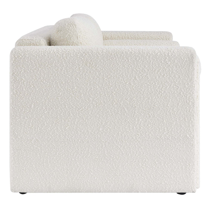 Visible Boucle Fabric Loveseat - view 15