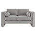 Visible Boucle Fabric Loveseat - view 26