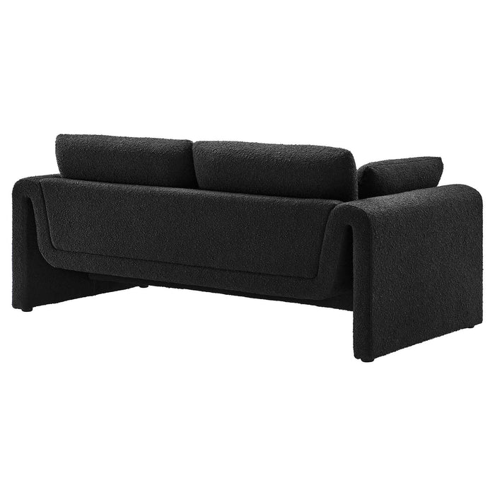 Waverly Boucle Fabric Sofa - Luxurious Modern Design with Removable Cushions & Adjustable Feet