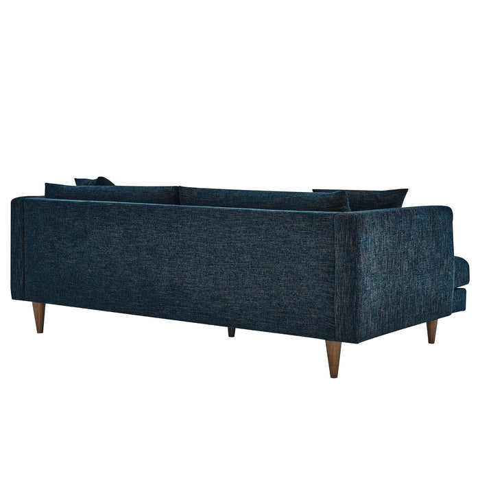 Zoya Upholstered Down-Filled Sofa - Luxurious Comfort for Modern Living Rooms and Family Spaces