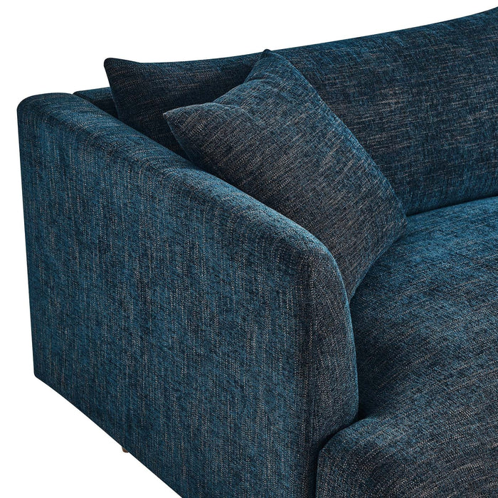 Zoya Upholstered Down-Filled Sofa - Luxurious Comfort for Modern Living Rooms and Family Spaces