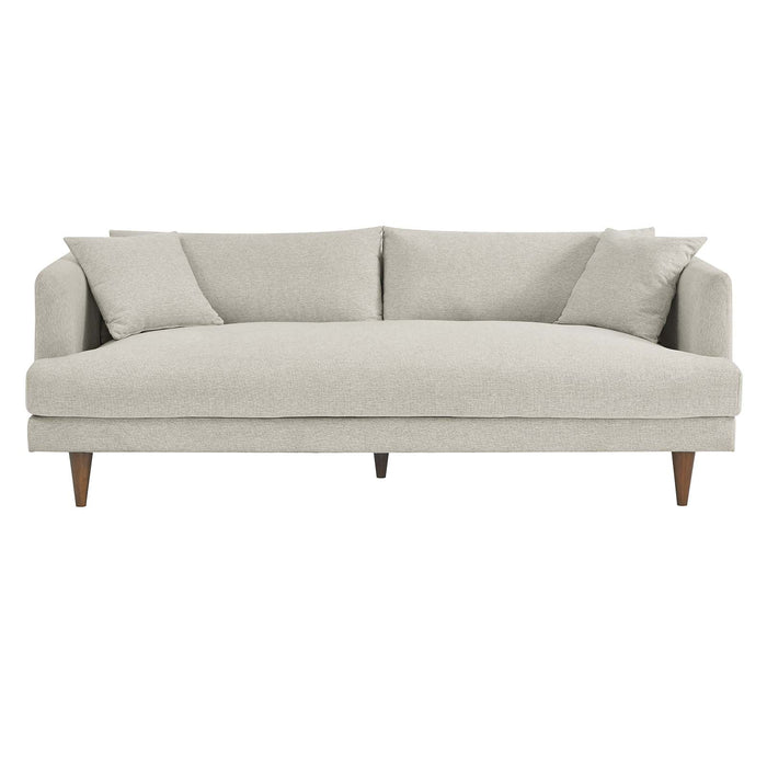 Zoya Upholstered Down-Filled Sofa - Luxurious Comfort for Modern Living Rooms and Family Spaces