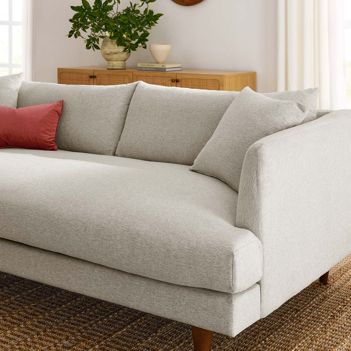 Zoya Upholstered Down-Filled Sofa - Luxurious Comfort for Modern Living Rooms and Family Spaces