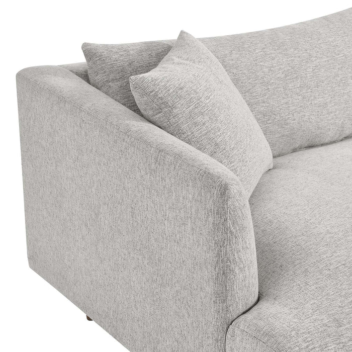 Zoya Upholstered Down-Filled Sofa - Luxurious Comfort for Modern Living Rooms and Family Spaces