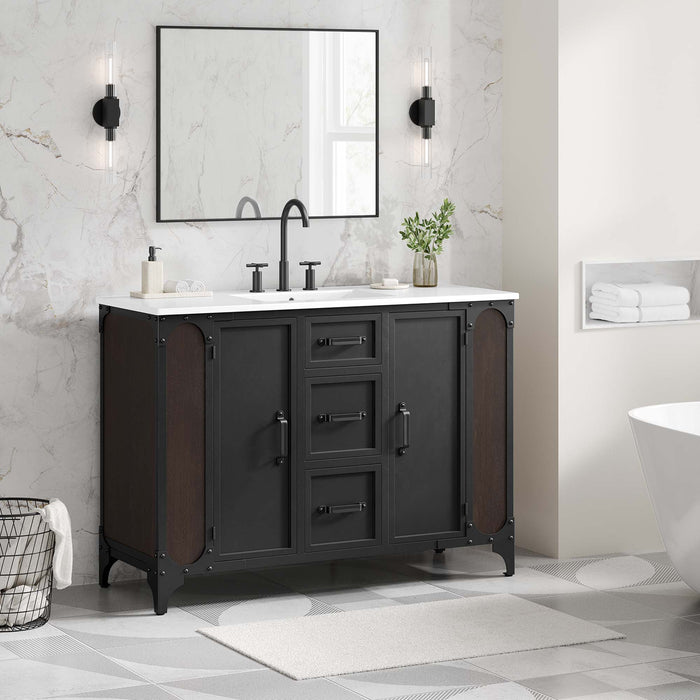 Steamforge Bathroom Cabinet Basin Not Included