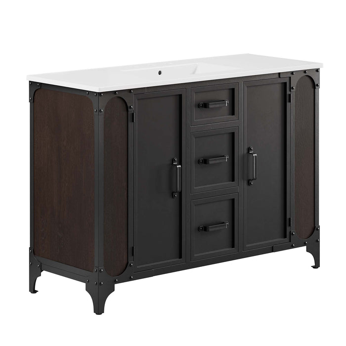 Steamforge Bathroom Cabinet Basin Not Included