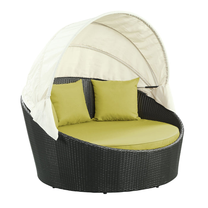 Siesta Canopy Outdoor Patio Daybed - alternate angle view