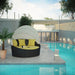 Siesta Canopy Outdoor Patio Daybed - Modway \outdoor\chaise lounges