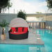 Siesta Canopy Outdoor Patio Daybed - view 22