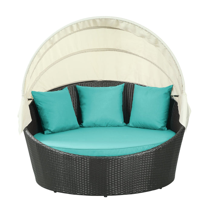 Siesta Canopy Outdoor Patio Daybed - view 12