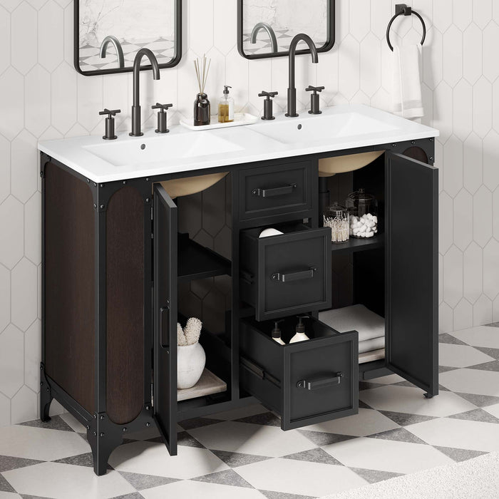 Steamforge Bathroom Cabinet Basin Not Included