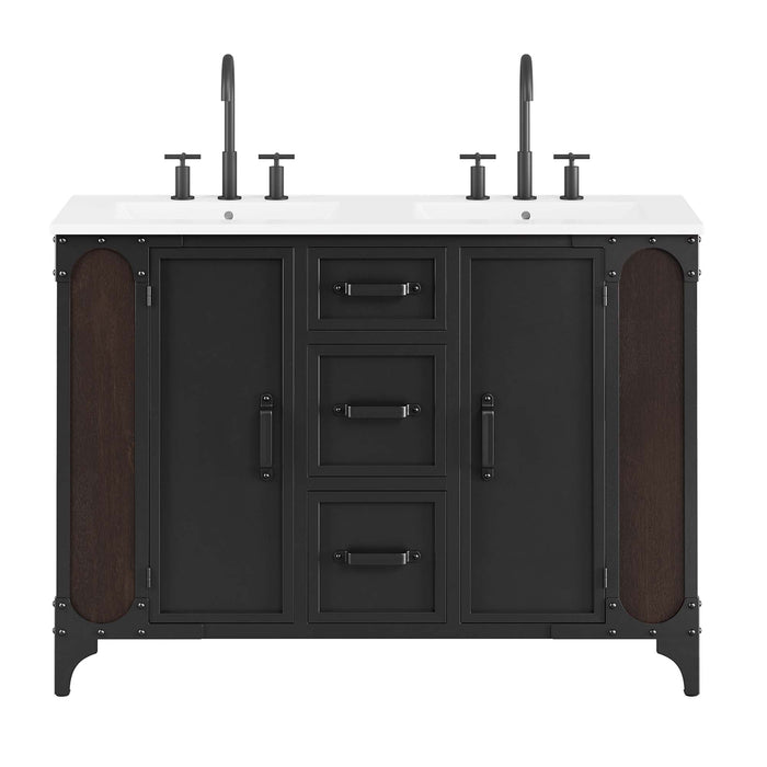 Steamforge Bathroom Cabinet Basin Not Included